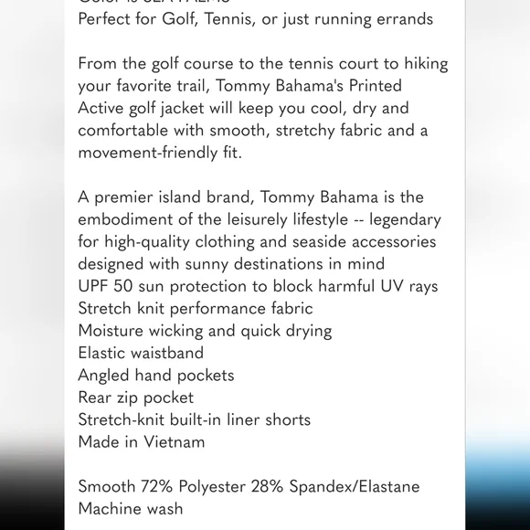 Tommy Bahama 2PC Golf Set - Picture 8 of 8